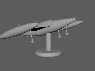 fighter jet 3D print model 11
