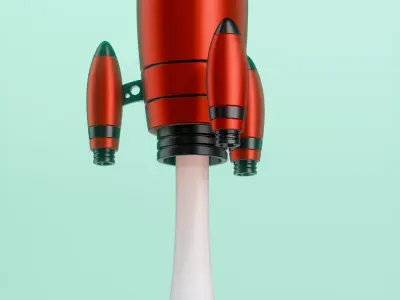 Rocket Free 3D model get