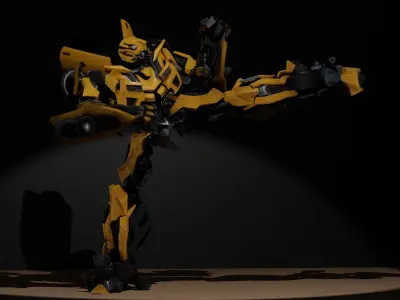 Bumblebee Transformer 3D model