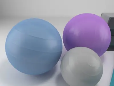 Gym Equipment 3D model 4