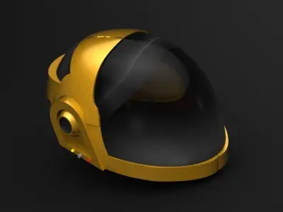 Daft punk helmet Free 3D model purchase
