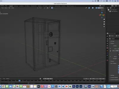 Vintage Coke Vending Machine Free low-poly 3D model