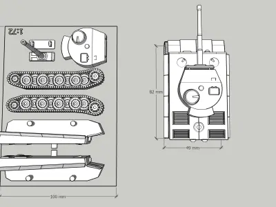 3Dprint Panzer Tank 3D print model