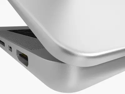 Apple MacBook Pro 14 M5 2025 Sivler 3D model