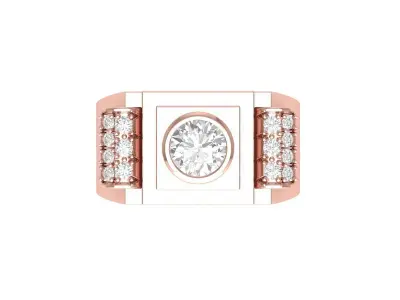 Wedding Ring 3D print model 107