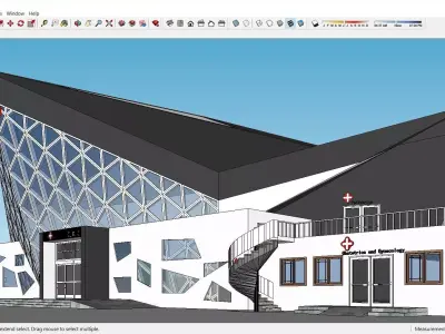 Sketchup Hospital F3 Free 3D model