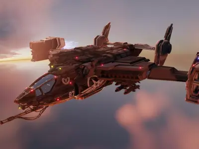 Fighter jet 3D model