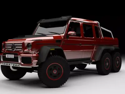Brabus G63 6x6 2013 Free 3D model