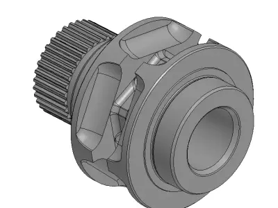 Drive star for chain Free 3D model