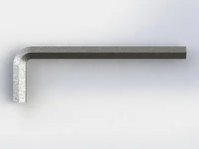 Chave Allen 3-8 Pol Allen Wrench 3D model