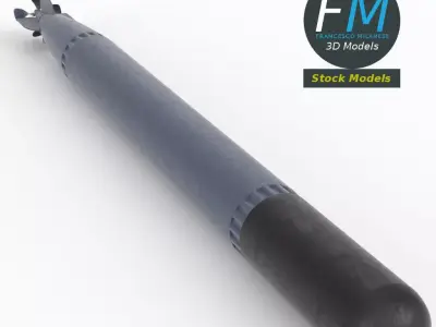 Torpedo weapon 3D model