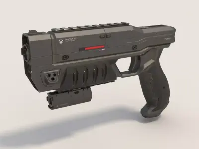 Sci-Fi Blaster 3D model