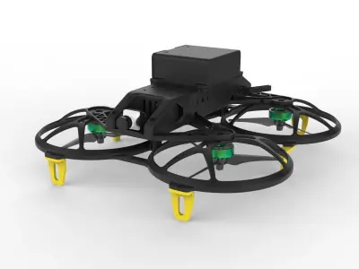 Drone Project 5 inch 3D print model