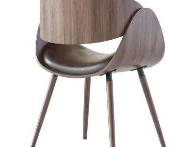 Corvus Mid-century Modern Accent Chair 3D model