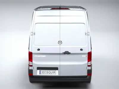Volkswagen Crafter Long High Roof 2019 3D model
