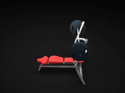Bench Horizontal 3D model