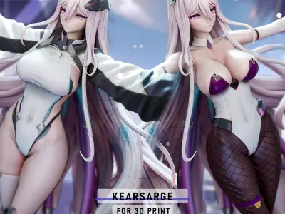 Kearsarge from Azur Lane Commercial Package 3D print model