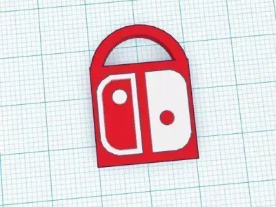 Nintendo switch keychain Free 3D print model