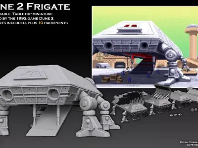 Dune 2 Frigate 3D print model