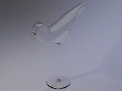 Bird shaped cup Free 3D model