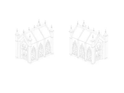 Free Demo of Low Poly Fantasy Scary Creepy Dark Halloween Free low-poly 3D model