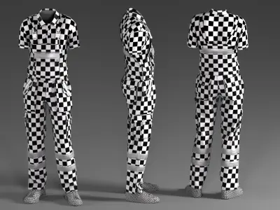 INDUSTRIAL WORKWEAR 3D model