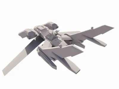 Spaceship-spacecraft-40 3D model