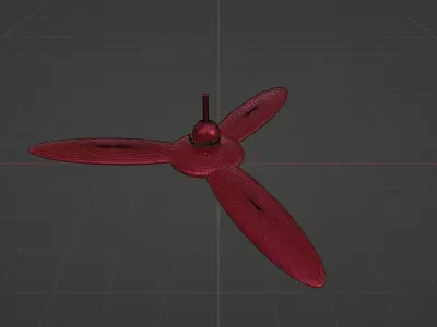 Ceiling Fan - Low Poly Free 3D model