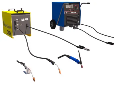 maquina de soldadura 3D model