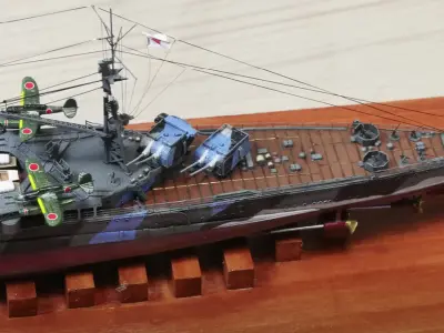 World of Warships 1-700 IJN Atargo Heavy Cruiser Warship Kit 3D print model
