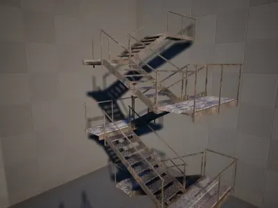 Stairs Pack 3D model