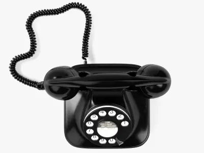 Rotary Dial Phone 3D model