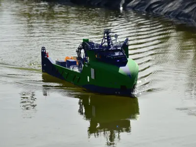 Diving support vessel 3D print model