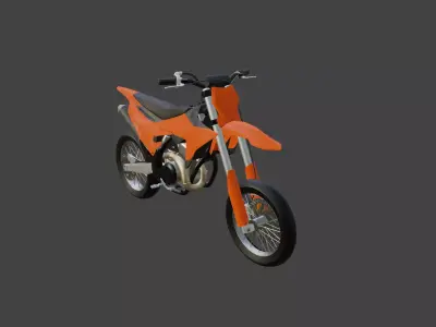KTM 450SM Low-poly 3D model