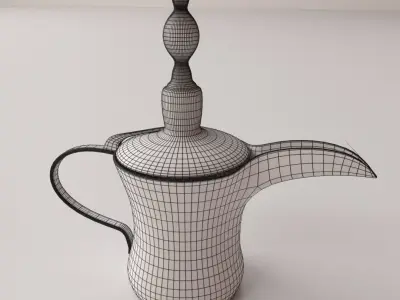 Arabic Coffee Pot 3D model