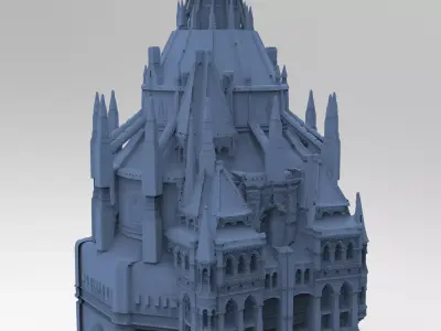 Minister for magic Grand Tower 3D model