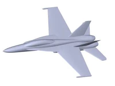 F 18 Fighter 3D model
