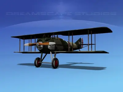 SPAD SXIII French Escadrille 3D model
