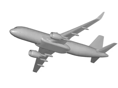 AIRBUS A320 3D print model