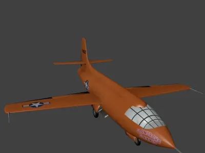 Bell X1 Free low-poly 3D model