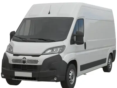 2024 Citroen JUMPER  L3H2 Detailed interior 3D model