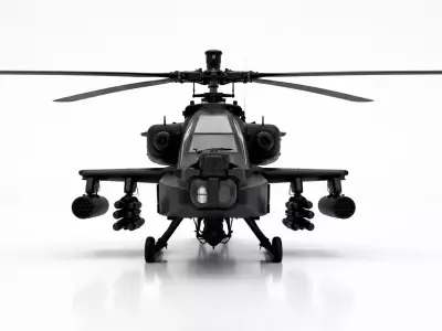 Tactical Attack Helicopter 3D model