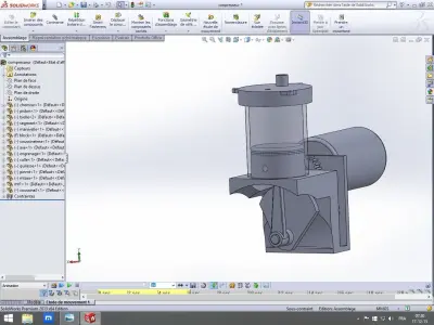 min air compressor  3D model