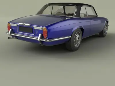 Jaguar XJ6C Coupe 3D model purchase