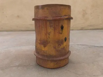 Old dustbin 3D print model