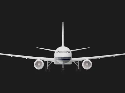 Aircraft Low-poly 3D model buy