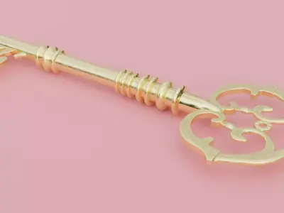 Old Key 3D model