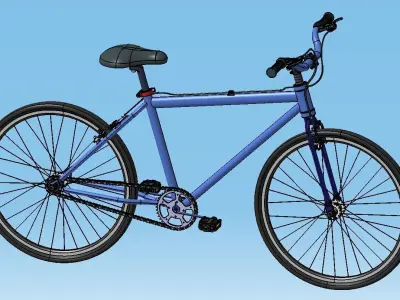 Bike V1- TCS - Criando a arte divertida  3D model
