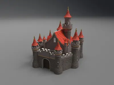 Castle 3D model 2
