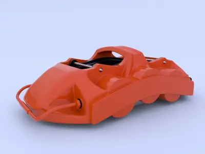 Car Disk Brake 3D model